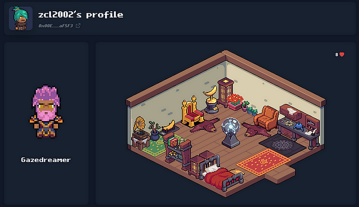 One The Beacon user’s character and room scenery; Source:&nbsp;The Beacon